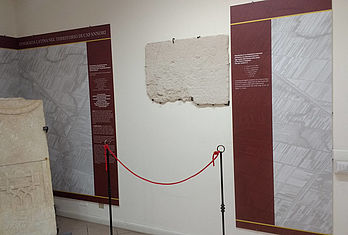 La sezione epigrafia del museo