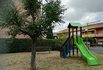 Il parco in via dei Biccelli a Marlia