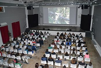 Una veduta della sala di Artè